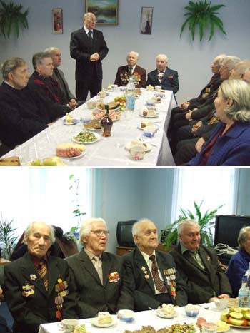 Глава города Шумерли поздравил Совет ветеранов с Днем защитников отечества